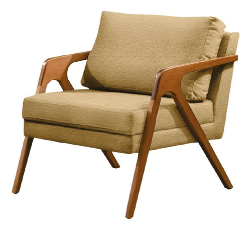 Poltrona Company Paris Linho 602 - Bege