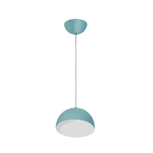 Encontraproduto.com.br - Lustre Pendente Design 7742 2 Lâmpadas E27 Azul