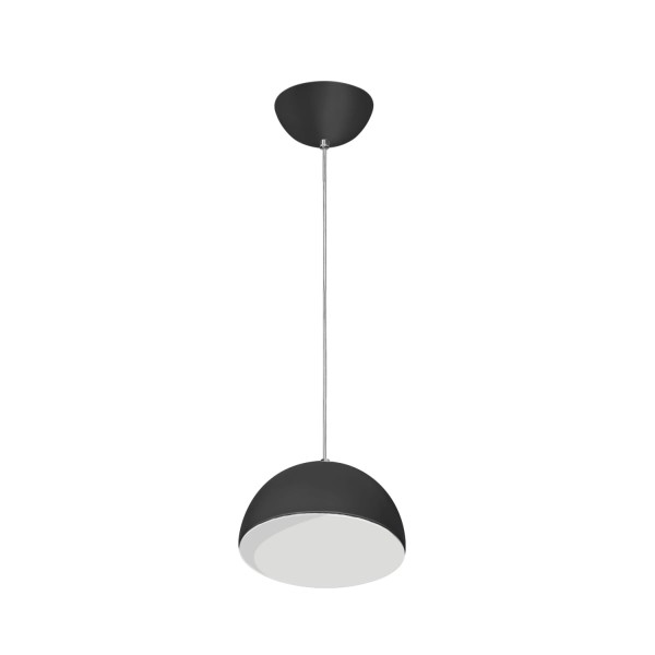 Encontraproduto.com.br - Lustre Pendente Design 7743 3 Lâmpadas E27 Preta
