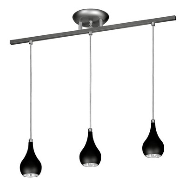 Encontraproduto.com.br - Lustre Pendente Design Zo 07 3 Lâmpadas Gu10 Prata