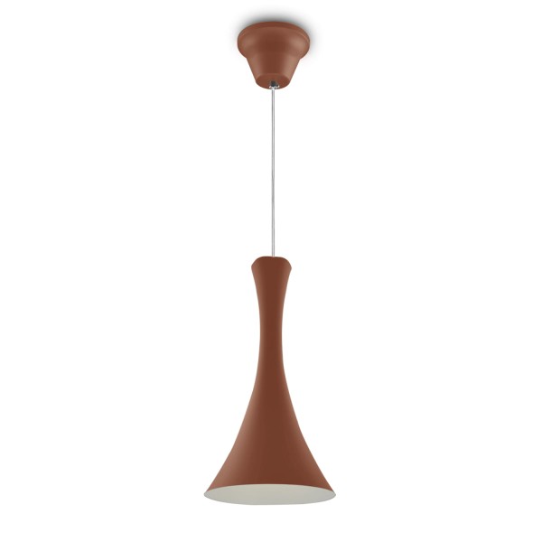 Encontraproduto.com.br - Lustre Pendente 258 1 Lâmpada Soquete E27 Cobre