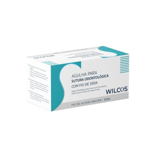 Fio de Sutura Seda 45cm - Wilcos