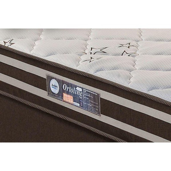 Encontraproduto.com.br - Colchão Solteiro Espuma Compact Ag 65 - D28 - Ortoline Star (88x188x24) - Anjos