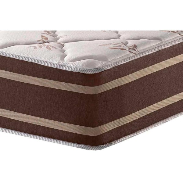 Encontraproduto.com.br - Conjunto Box Baú Casal Colchão Molas D Angelis Anjos Superlastic Duo Sono + Base Crc Suede Brown (138x188)