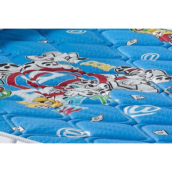 Encontraproduto.com.br - Colchão Solteiro Espuma D20  Mike Blue (88x188x14) - Anjos