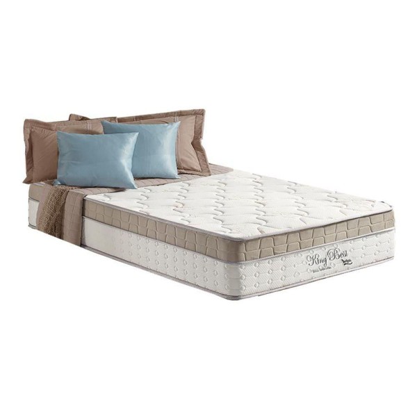 Encontraproduto.com.br - Colchão Solteiro Molas Ensacadas  MasterPocket King Best Euro Pillow Clean (88x188x28) - Anjos