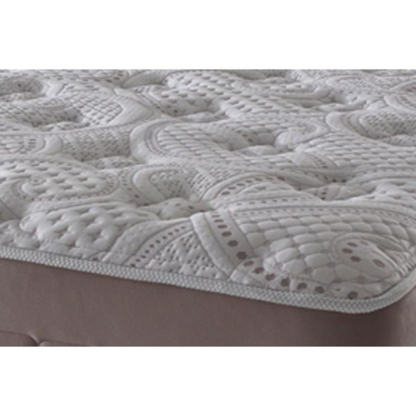 Encontraproduto.com.br - Cama Box Queen: Colchão Molas Masterpocket Ensacadas Anjos Richesse + Base Branco(158X198)
