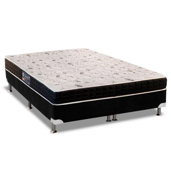 Encontraproduto.com.br - Cama Box Queen: Colchão Espuma Anjos D28/ag65 Pantanal Thie