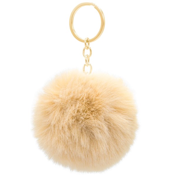 Encontraproduto.com.br - Chaveiro Pompom 5cm em Poliéster Multiart