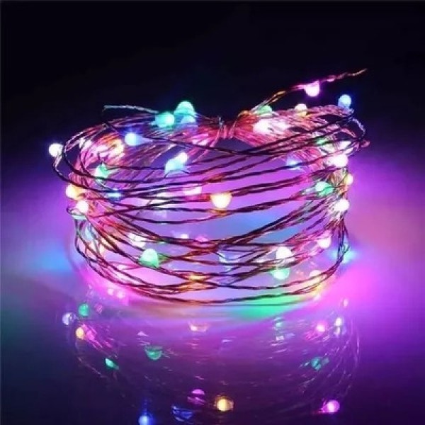 Cordão Led Fio de Fada 2m em Cobre Multiart