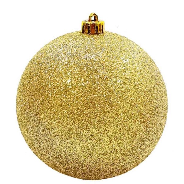 Encontraproduto.com.br - Enfeite De Natal Kit Com 9 Bolas Douradas 5cm Multiart