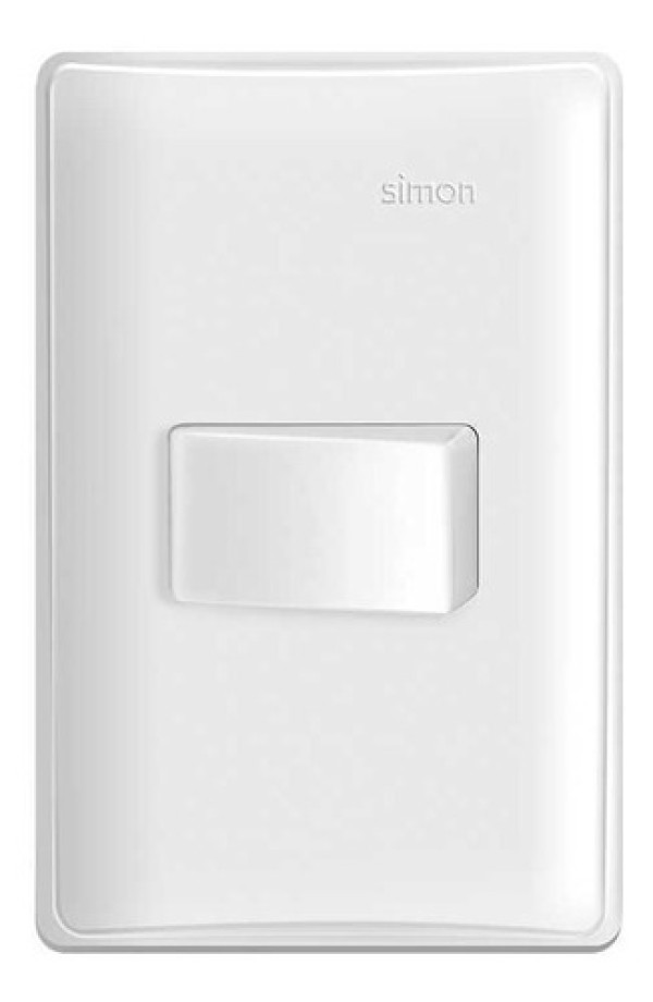 Simon 19 Interruptor Simples Com Placa