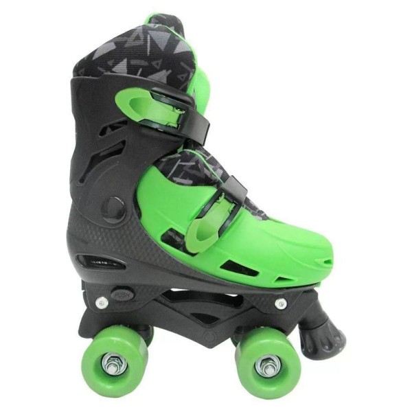 Encontraproduto.com.br - Patins Inline Ajustável Com 4 Rodas - Numeração Do 33 Ao 36