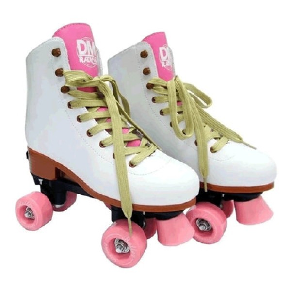Encontraproduto.com.br - Patins Ajustavel 4 Rodas Roller Lua G 39A42 60Kg
