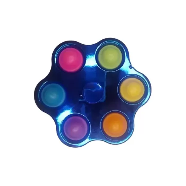 Spinner Pop it Giro Stress DM Toys DMT6185 Sortido