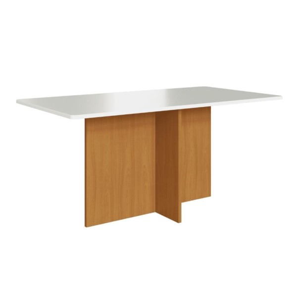 Encontraproduto.com.br - Conjunto Sala De Jantar Fidelitá Itália 170cm Com 6 Cadeiras Freijó/off-white Assento Grafite