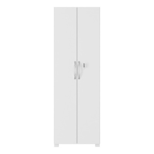 Encontraproduto.com.br - Armário Para Escritório 2 Portas Com Chave Bahrein Nótavel Branco
