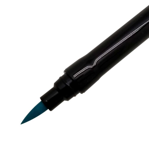 Encontraproduto.com.br - Caneta Bismark Dualtip 2 Pontas 0.4/Pincel Verde Agua 281-Pk0100c Yes Avulso