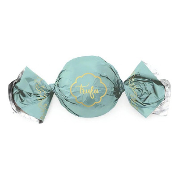 Embalagem Para Trufas e Bombons Trends Verde 14,5x15,5cm (12500148) Com 75 Unidades CROMUS