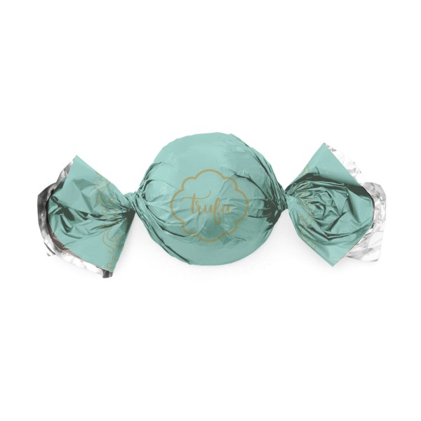 Encontraproduto.com.br - Embalagem Para Trufas e Bombons Trends Verde 14,5x15,5cm (12500148) Com 75 Unidades CROMUS