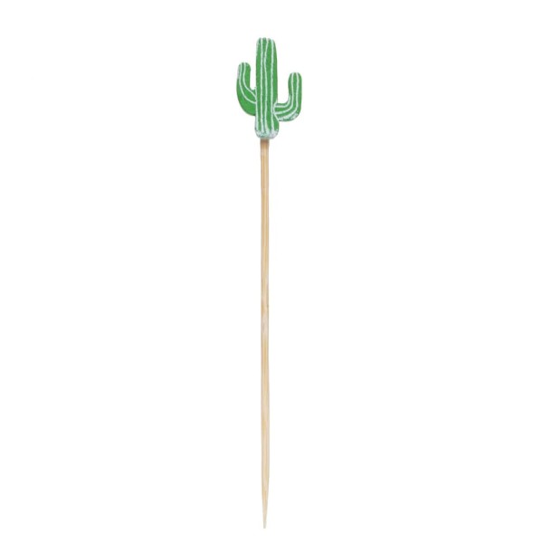 Encontraproduto.com.br - Pick De Madeira Cactos 12cm  C/12 Un 29003058