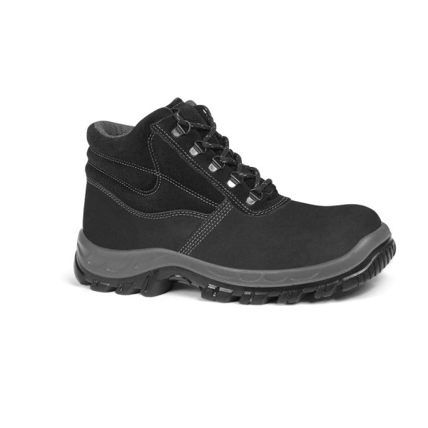 Encontraproduto.com.br - Bota Camurça Bico Com Cadarço Preta N°39 Bracol