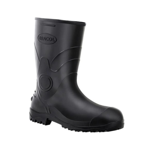 Encontraproduto.com.br - Bota Bracol de PVC 28cm Com Forro N44 Preto CA37456