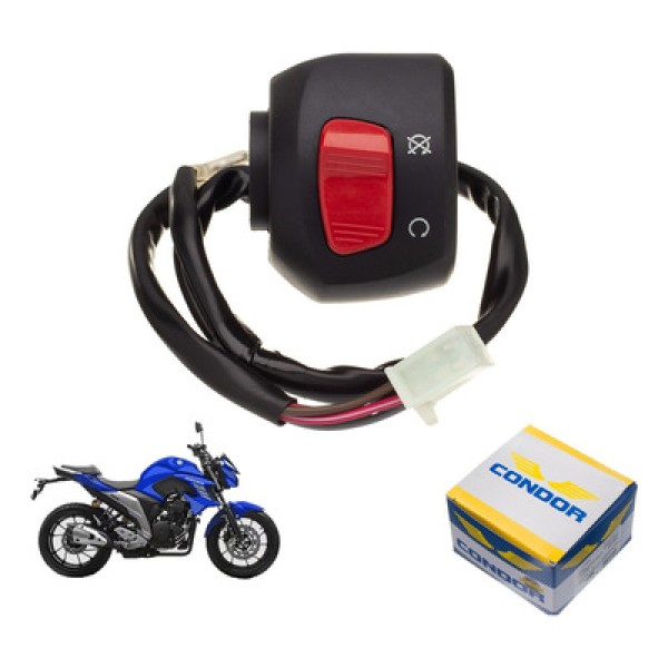 Encontraproduto.com.br - Conj. Inter. Emerg. E Partida Condor Fazer 250 [f016]