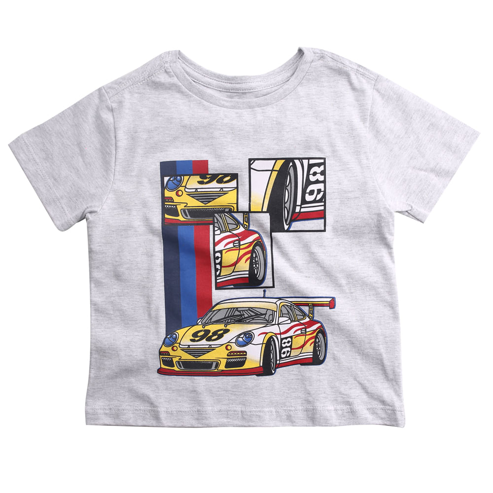 Encontraproduto.com.br - Conjunto Infantil - Carros - Mescla - 100% Algodão - Minimi - 3