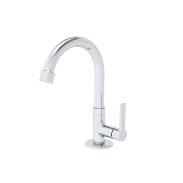 Encontraproduto.com.br - Torneira de Mesa para Lavatório Giratória 2190 C77 Cromada - METALPLAS