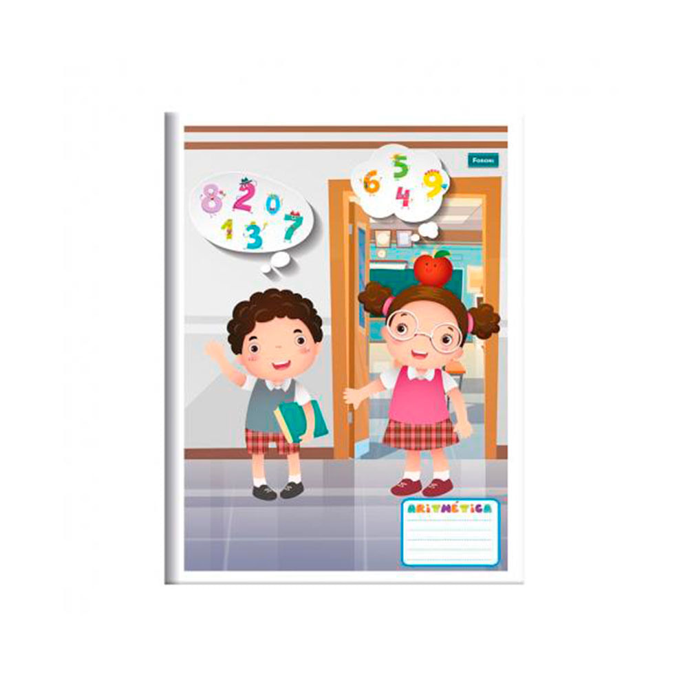 Caderno Brochura Aritmética Foroni 40fls 140mm X 202mm