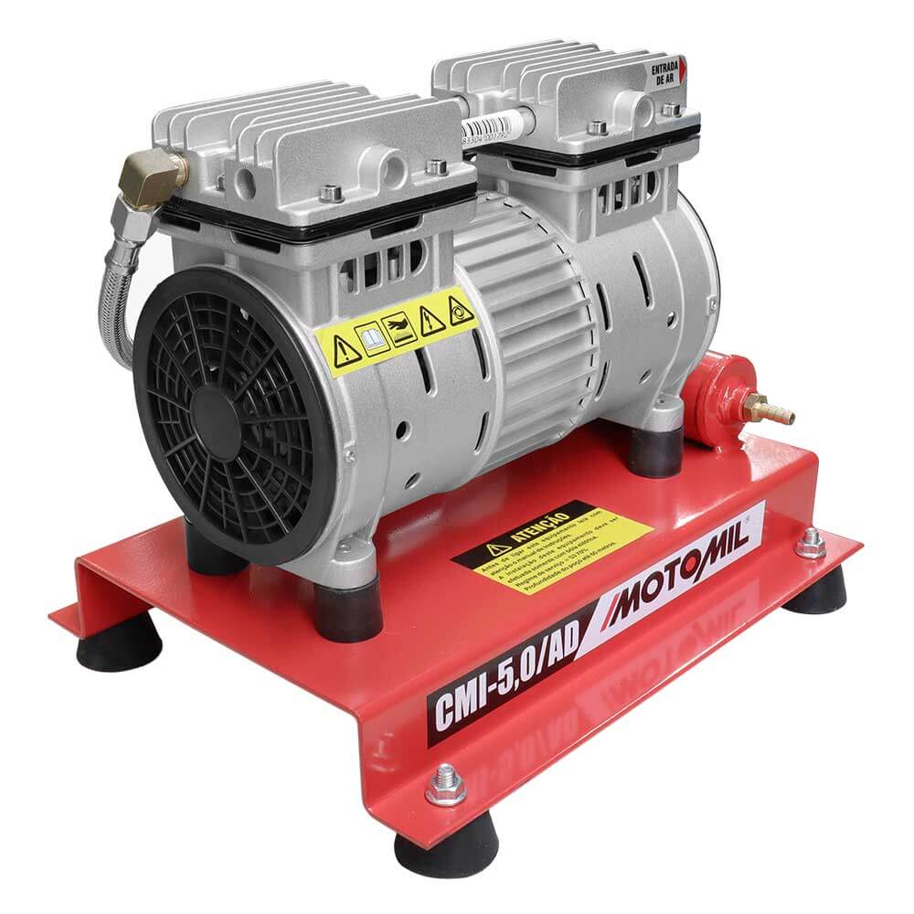Compressor de Ar Direto Motomil CMI-5,0AD 5pcm / 120psi 1cv Monofásico