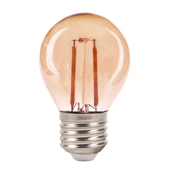 Lampada Filamento Led 4w G45 2200k Amarelo Claro - Bivolt