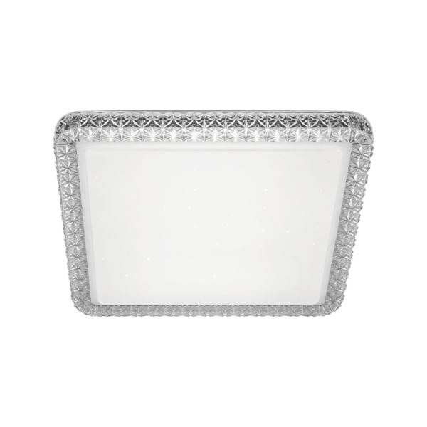 Encontraproduto.com.br - Plafon Led Blumenau Shine Liso De Sobrepor 24w Bivolt Branco 3000k Luz Amarela