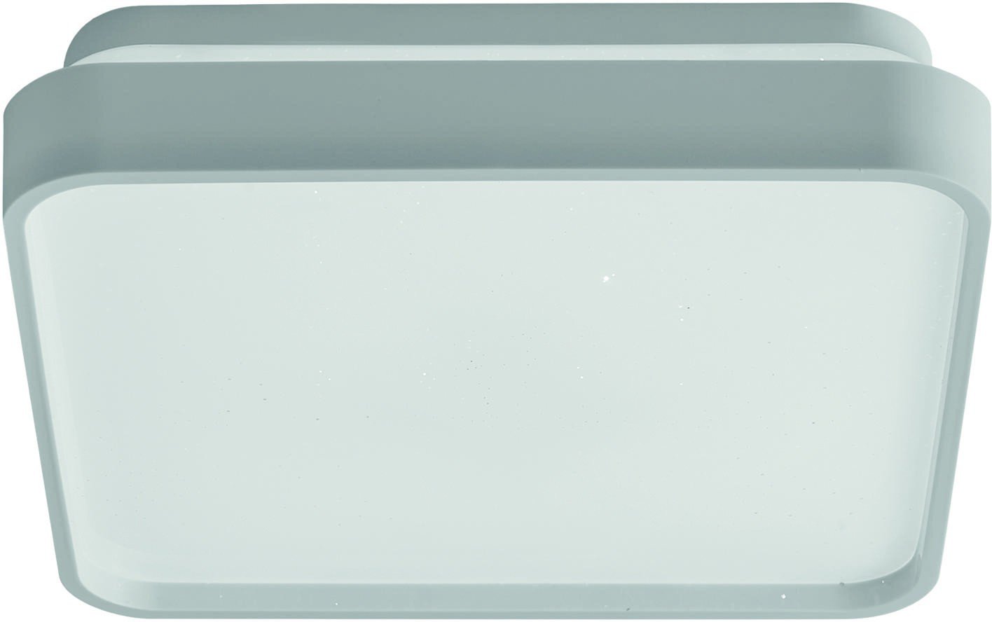 Plafon Round LED Retangular 18W 6500K Aço E Acrílico Blumenau 87316004 Branco Bivolt