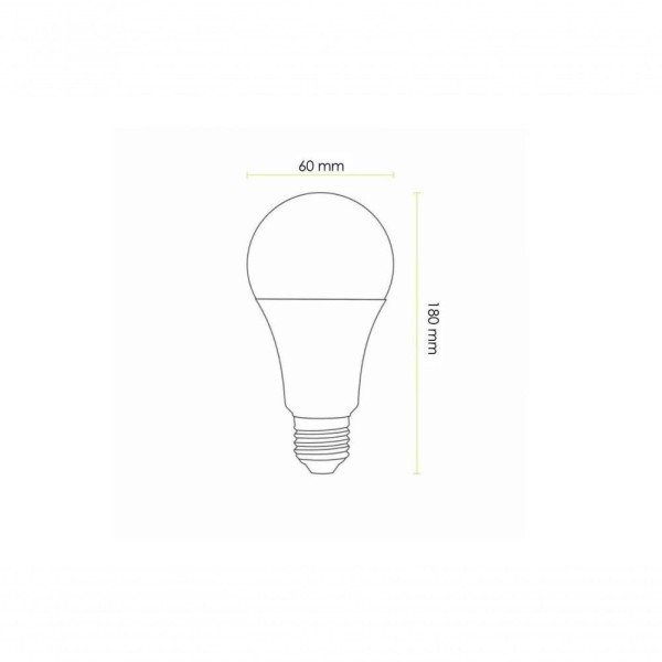 Encontraproduto.com.br - Lâmpada LED A60 E27 - 12W 1050Lumens 100-240V 6500K - Blumenau
