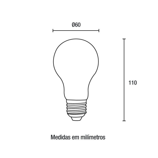 Encontraproduto.com.br - Lâmpada Led Bulbo A60 9w 3000k - Blumenau
