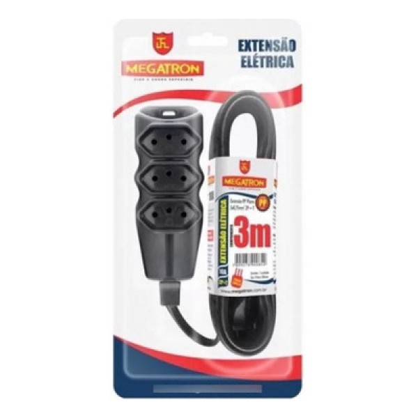 Extensão Megatron Cabo PP 2