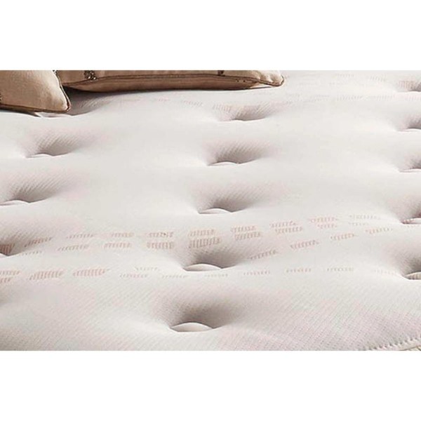 Encontraproduto.com.br - Conjunto Box Casal: Colchão Molas Herval Maxspring Spain + Base CRC Courano White(138x188)