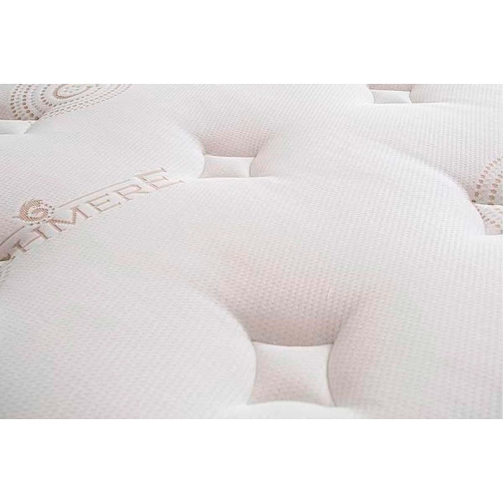 Encontraproduto.com.br - Cama Box King: Colchão Molas Herval MasterPocket Ensacadas Elegant + Base CRC Courano Clean(193x203)