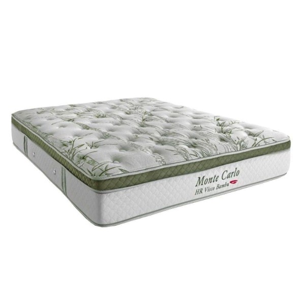 Colchão Casal Molas Ensacadas Visco Monte Carlo Euro Pillow (138x188x33) Herval