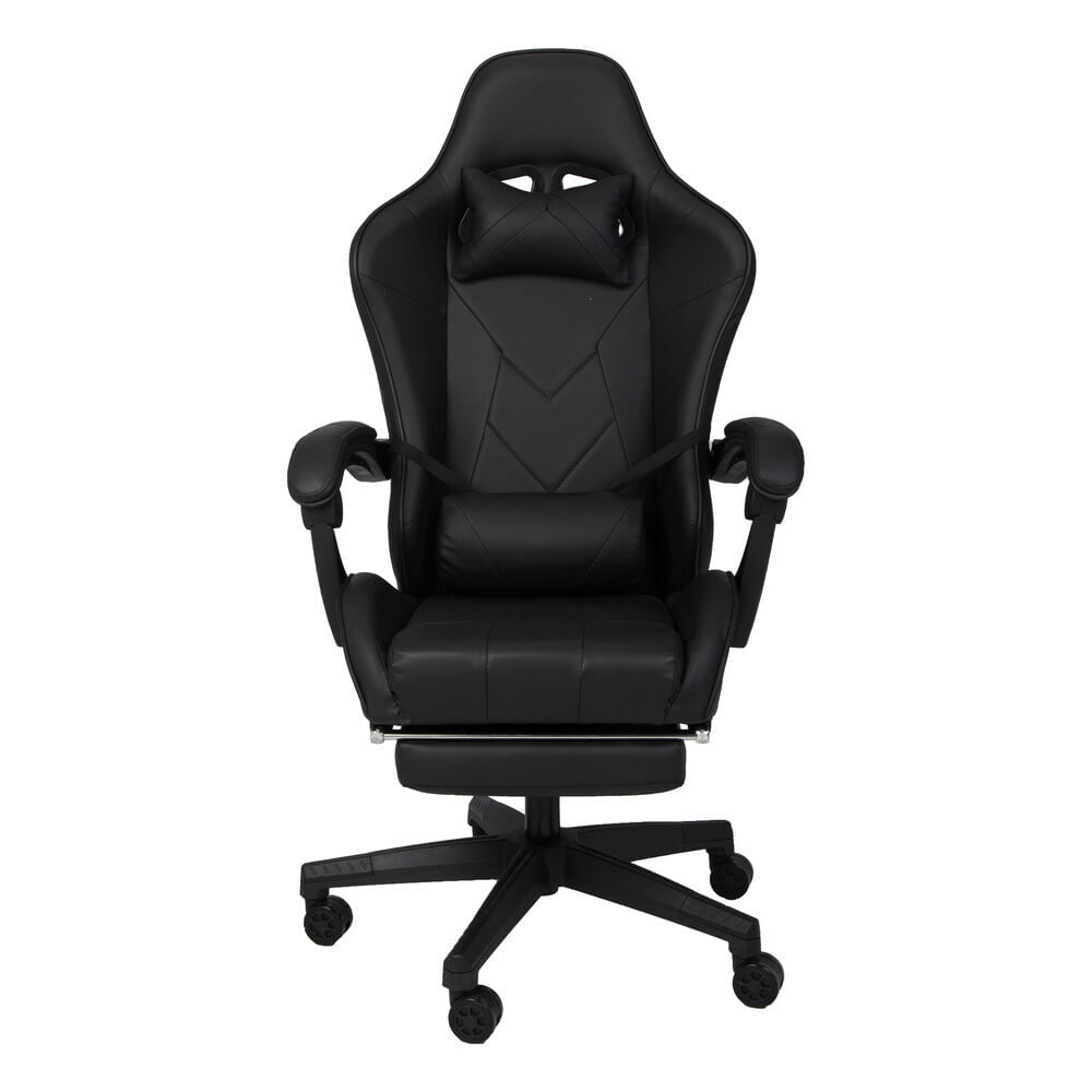 Encontraproduto.com.br - Cadeira de escritório Player com braços Preto Diagonal
