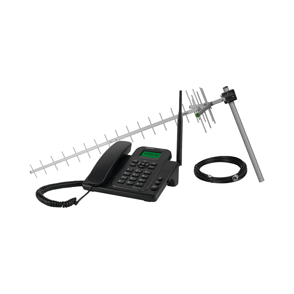 Kit Telefone Celular Intelbras Fixo  GSM CFA4212N