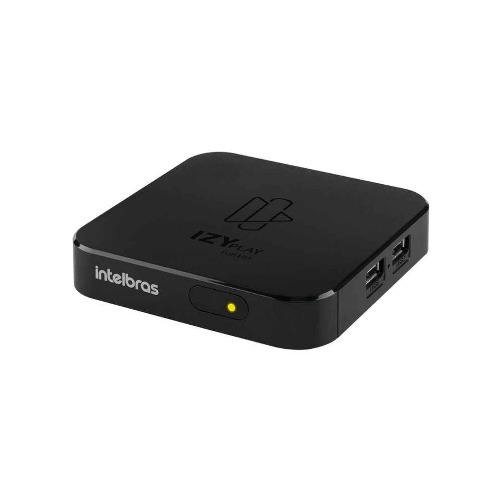 Encontraproduto.com.br - Smart Box Intelbras Android Tv Izy Play Preto Bivolt