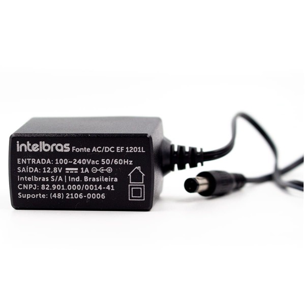 Encontraproduto.com.br - Fonte de Alimentação AC/DC 12,8V 1A 4820044 Intelbras