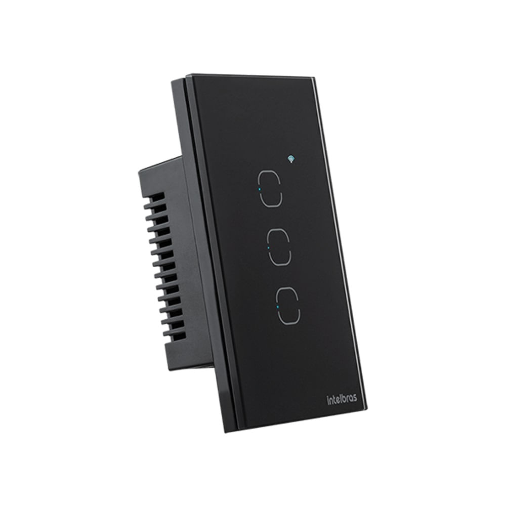 Encontraproduto.com.br - Interruptor Touch 3 Smart Wi-fi EWS 1003 Intelbras