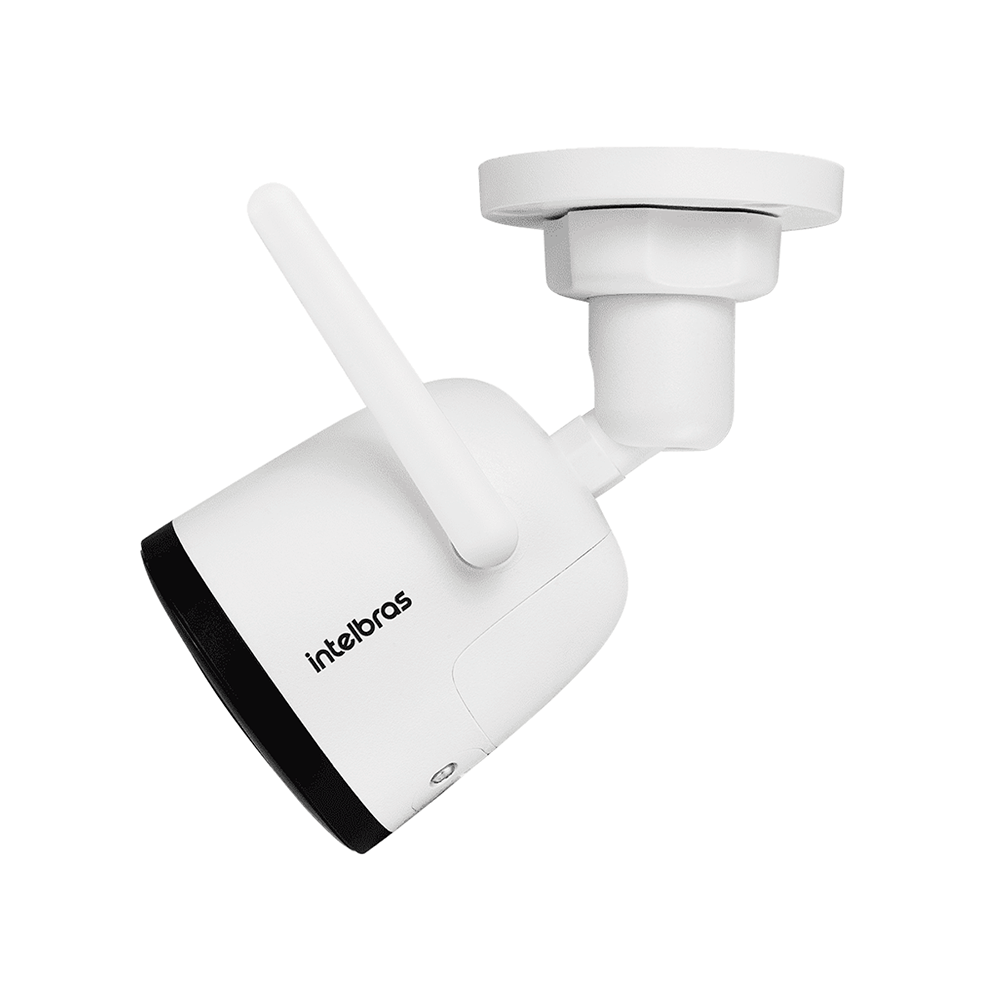 Encontraproduto.com.br - Câmera Inteligente Externa Full HD iM5 SC com MicroSD 32GB Branca Intelbras