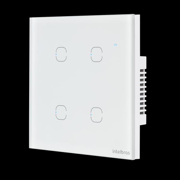 Encontraproduto.com.br - Interruptor Smart Wi-fi Touch 4 Teclas Ews 1004 Branco 4850029