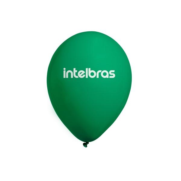 Conjunto 100 Balões Verde Intelbras