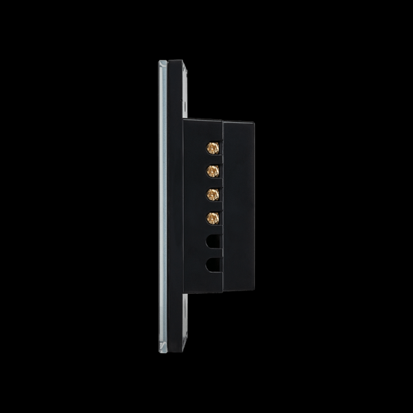 Encontraproduto.com.br - Interruptor Touch Inteligente Zigbee 2 Teclas EZS 1002 Preto Intelbras